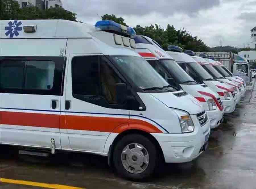 长海县专业救护车转院